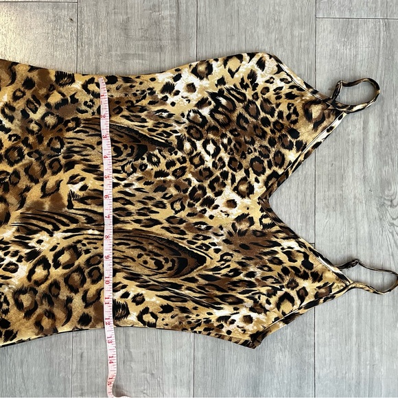 RD Style Leopard Print Midi Slip Dress - Picture 7 of 9